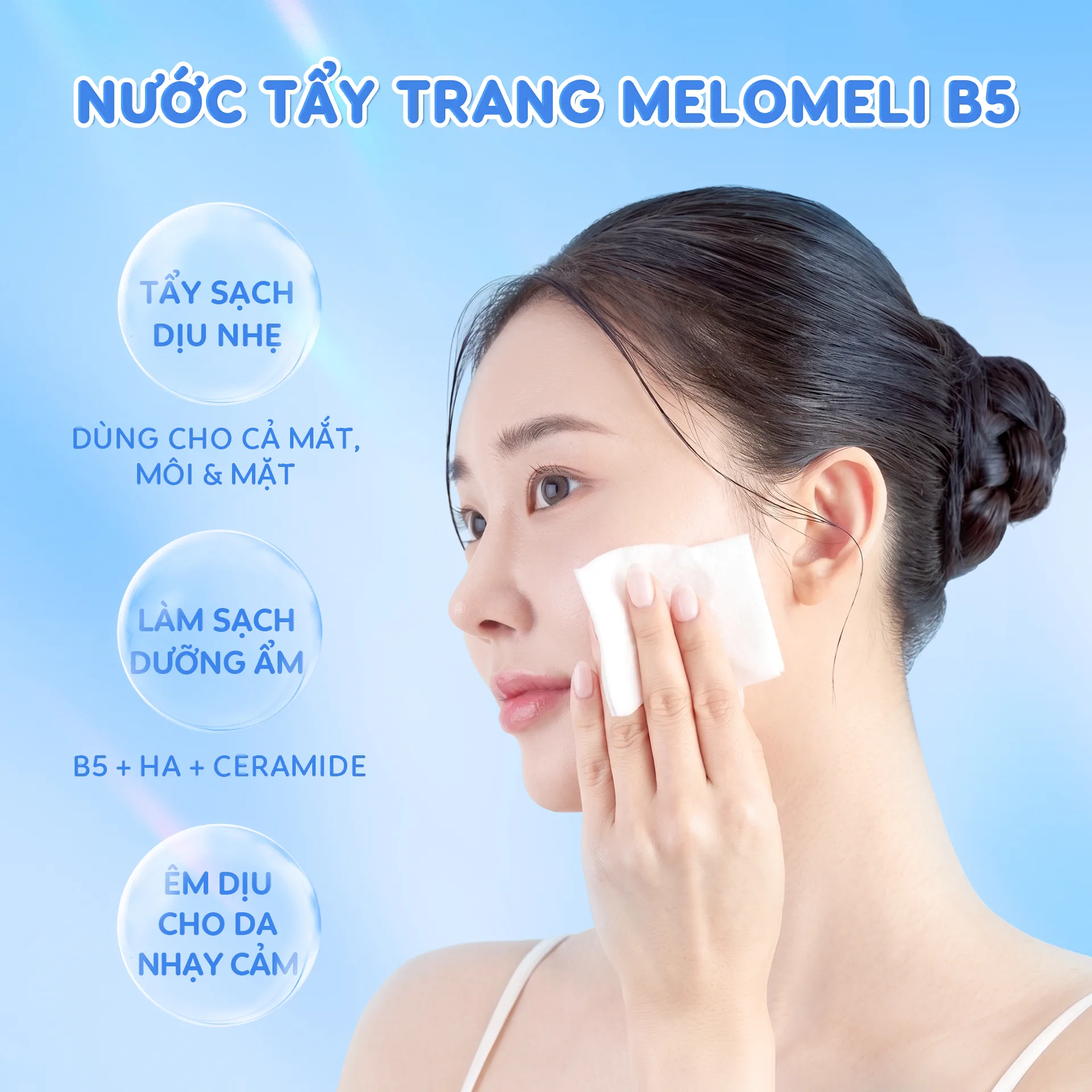 Nước tẩy trang Melomeli B5