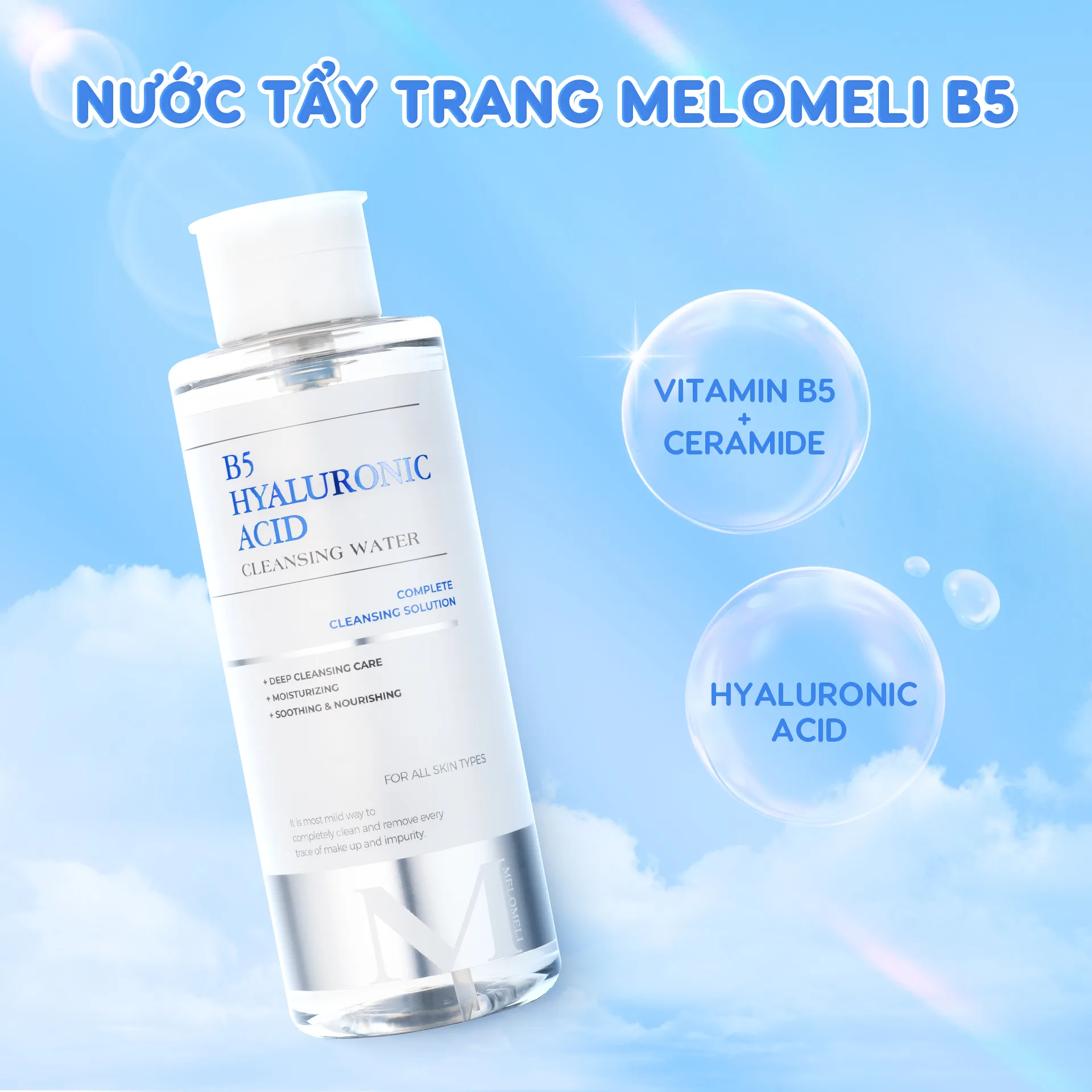 Nước tẩy trang Melomeli 550ml